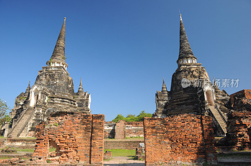 泰国，大城府，Wat Phasisanphet老塔